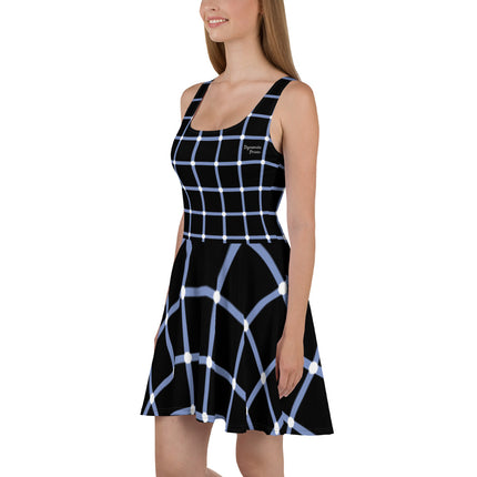 Blue Geometric Dress