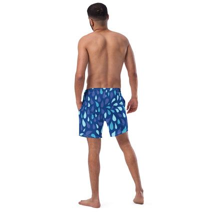 Raindrops Men's swim trunks