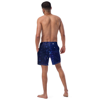 Blue Disco Men's swim trunks