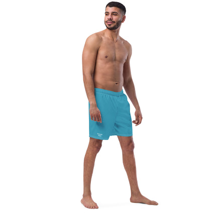 Blue Men's swim trunks