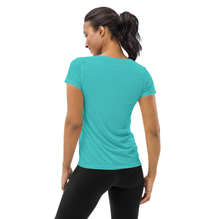 Teal Women's Athletic T-shirt