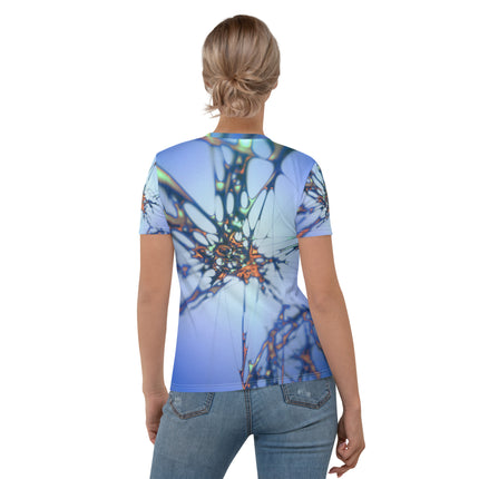 Blue Splatter Women's T-shirt