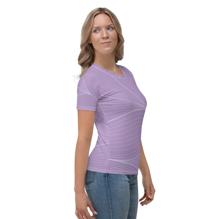 Abstract Purple Women's shirt