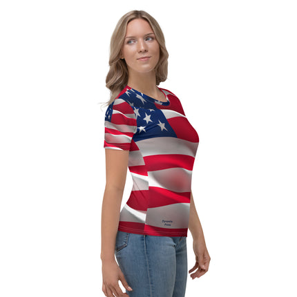 American Flag Women's T-shirt