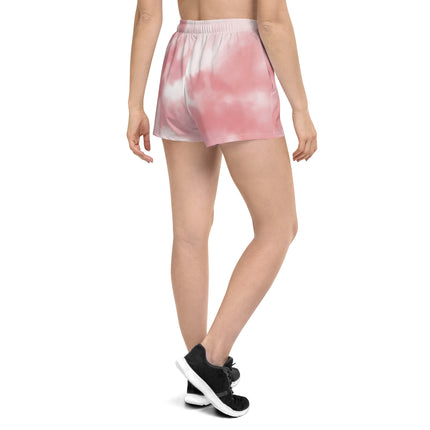 Pink Watercolor Women’s Athletic Shorts