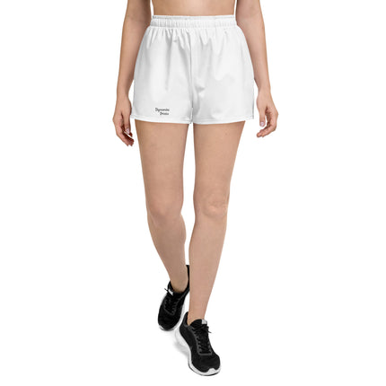 White Women’s Athletic Shorts