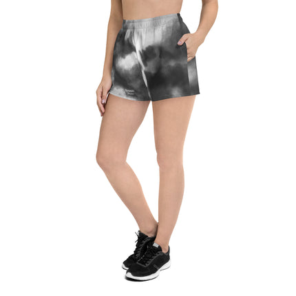 Grey Splash Women’s Athletic Shorts