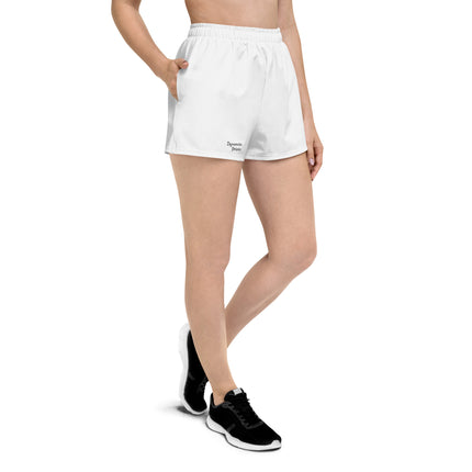 White Women’s Athletic Shorts