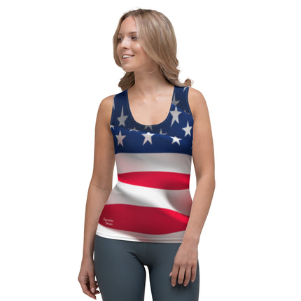 American Flag Women's Tank Top