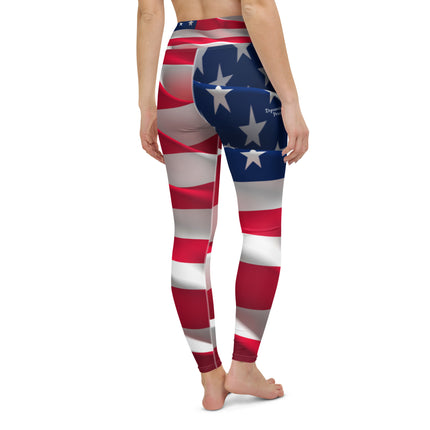 American Flag Women's Yoga Leggings