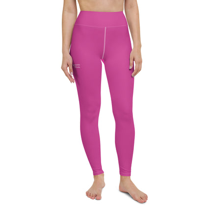 Dark Pink Yoga Leggings