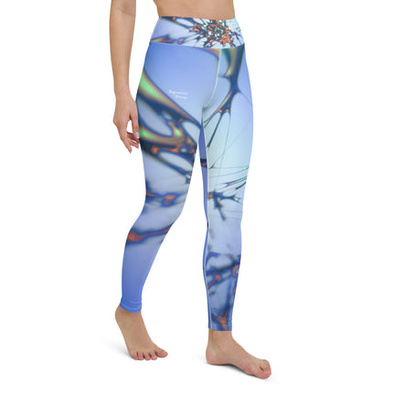 Blue Splatter Women's Yoga Leggings