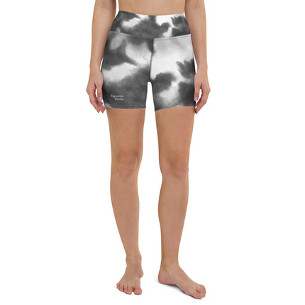 Grey Splash Women's Yoga Shorts