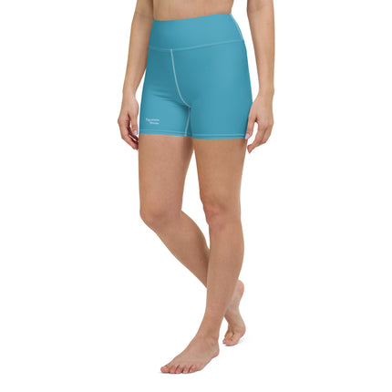 Blue Women's Yoga Shorts