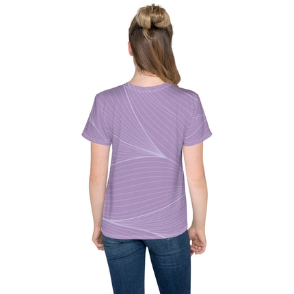 Abstract Purple Youth Shirt