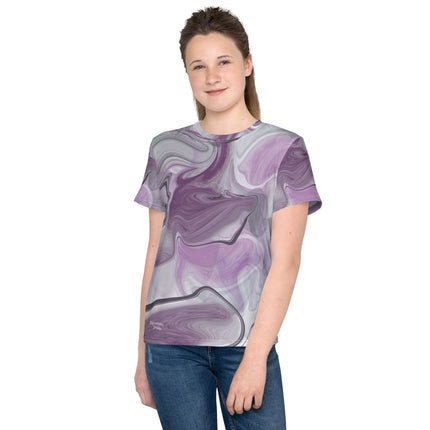 Marbled Purple Youth Shirt