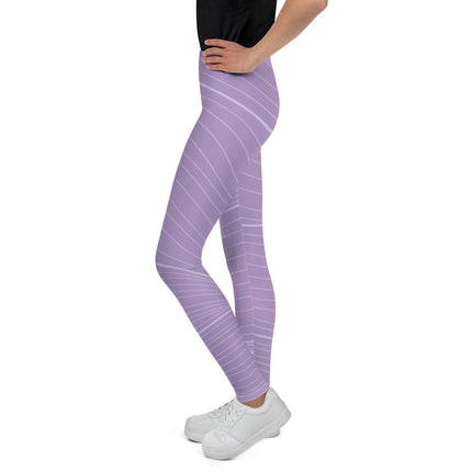 Abstract Purple Youth Leggings