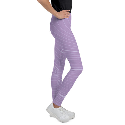 Abstract Purple Youth Leggings