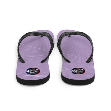 Abstract Purple Flip-Flops