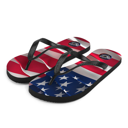 American Flag Flip-Flops