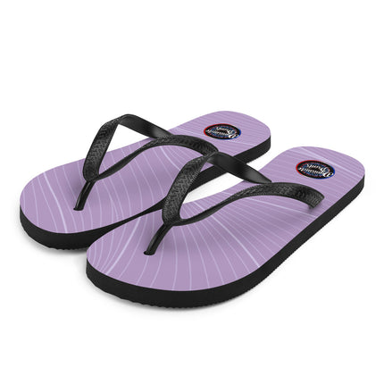 Abstract Purple Flip-Flops