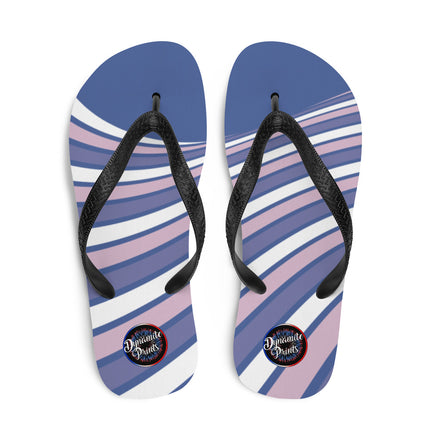 Purple Swirl Flip-Flops