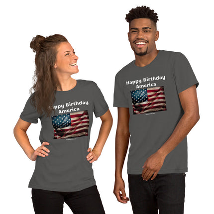 Happy Birthday America Unisex t-shirt