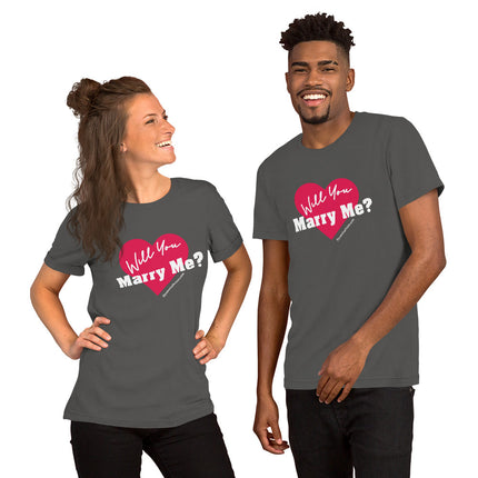 Will You Marry Me? Unisex t-shirt