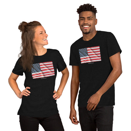 Amercican Flag Unisex t-shirt