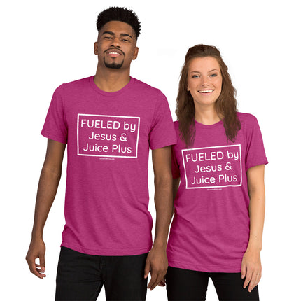 Fueled by Jesus & Juice Plus Short sleeve t-shirt