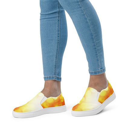 Sunburst Women’s slip-on canvas shoes