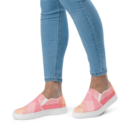 Pink Sand Women’s slip-on canvas shoes